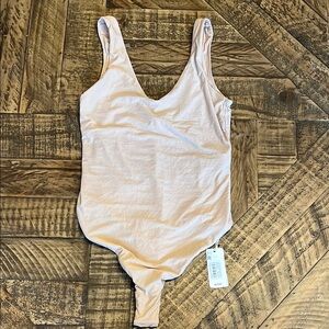 Aerie Smoothies Beige Bodysuit